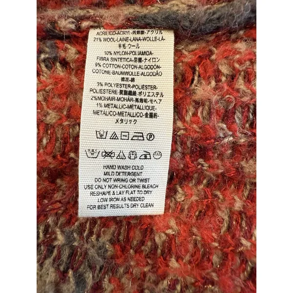 Free People Winters Day Bliss Boucle Blanket Sweater Cardigan Women S Oversized - Image 7