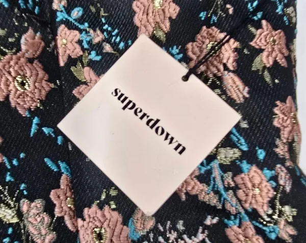 Superdown Macey Mini Dress in Pink Floral - Image 6