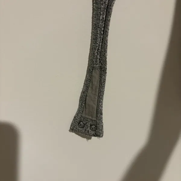 Hollister ribbed balloon‎ long sleeve bodysuit grey size medium - Image 5