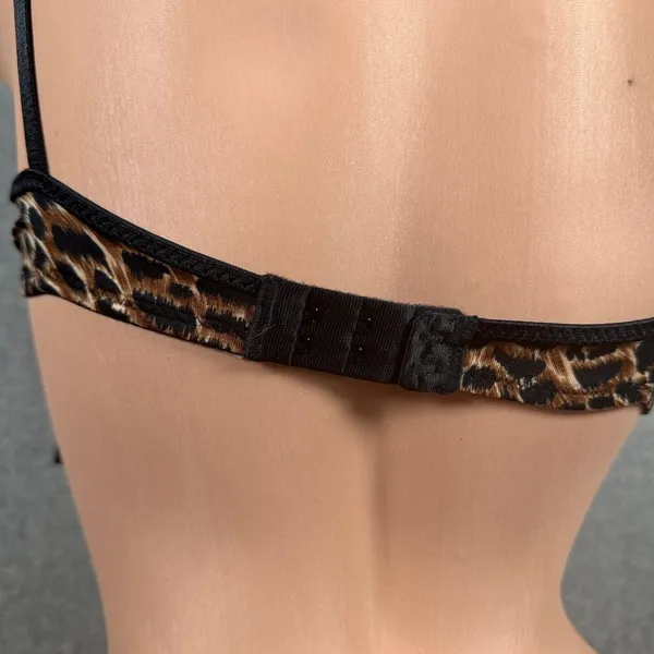 NWT Vanity Fair 36A‎ Bra Underwire Back Closure Adjustable Animal Print 75-238 - Image 9