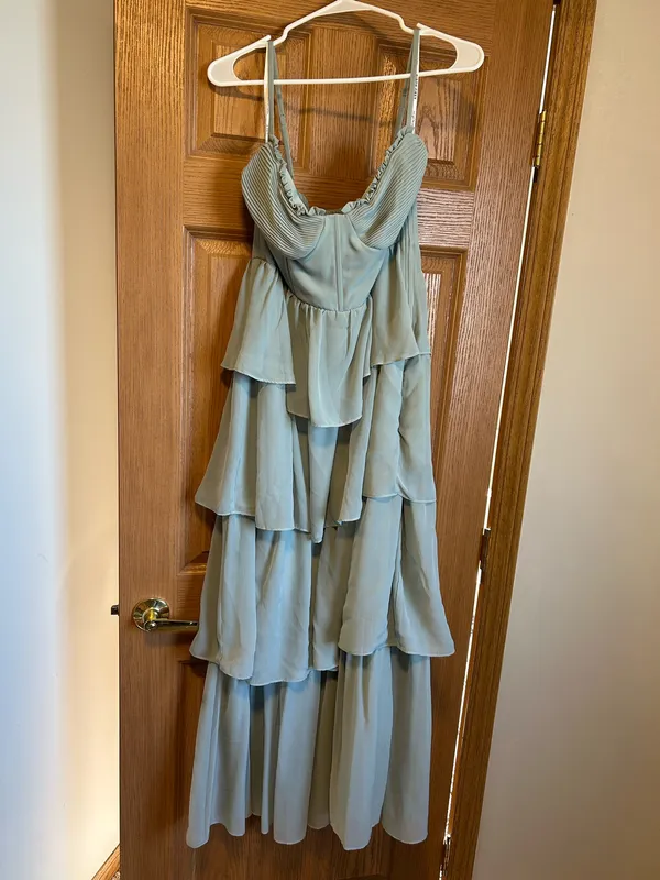 Birdy Grey Sage Green Bridesmaid Dress. - Image 2