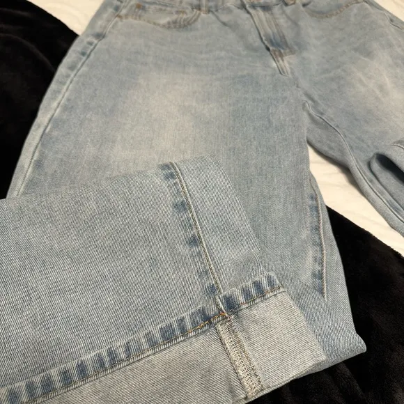 White Fox Light Blue Denim Jeans - Image 2