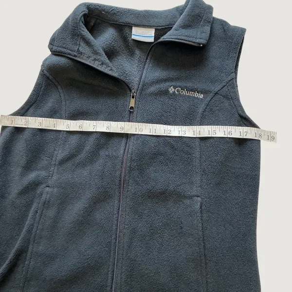 Columbia Womens Benton Springs Full Zip Fleece Vest Black Size Medium M Outdoor - Image 6