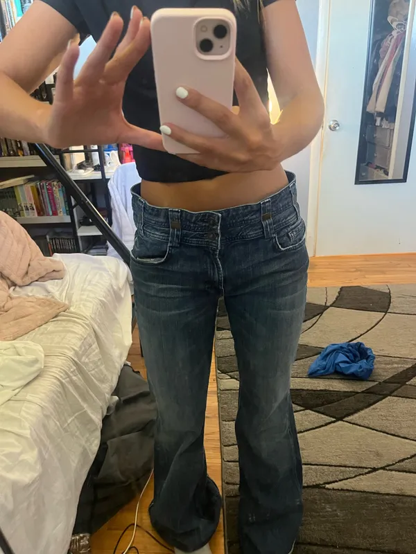 7 For All Mankind Jeans Low-Rise Bootcut 31 - Image 5