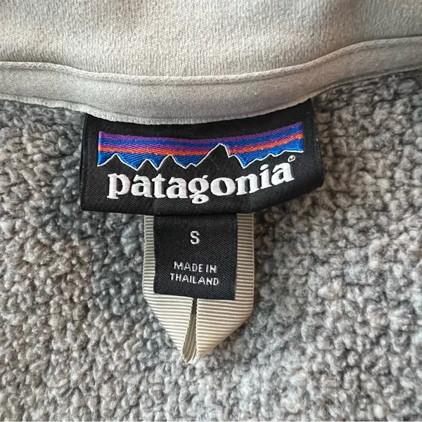 Patagonia Women’s Better Sweater 1/4 Zip Pullover - Small - Birch White - Image 3