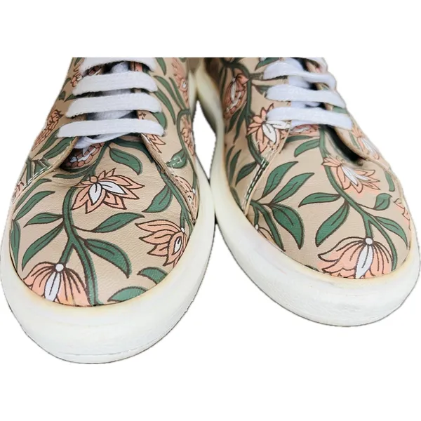 Anthropologie Llani Botanical Platform Sneakers Women's Shoes 40 9 Tropical‎ - Image 7