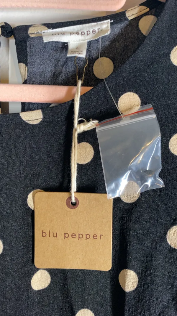 NEW Blu Pepper Babysoll Mini Dress sz L - Image 5