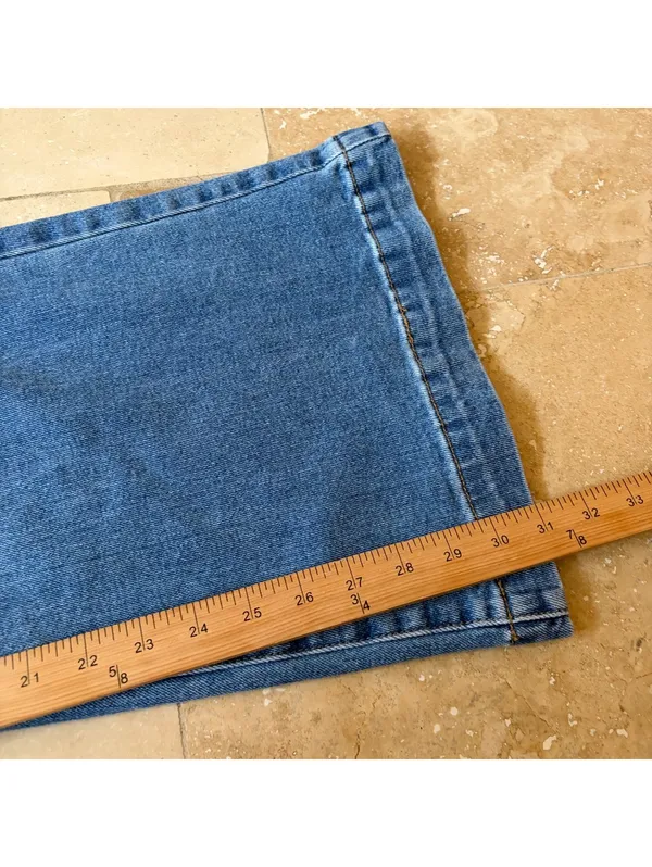 Rolla's Eastcoast High-Rise Flare Jeans Light Wash Blue Denim Women's Size 26 - Image 8