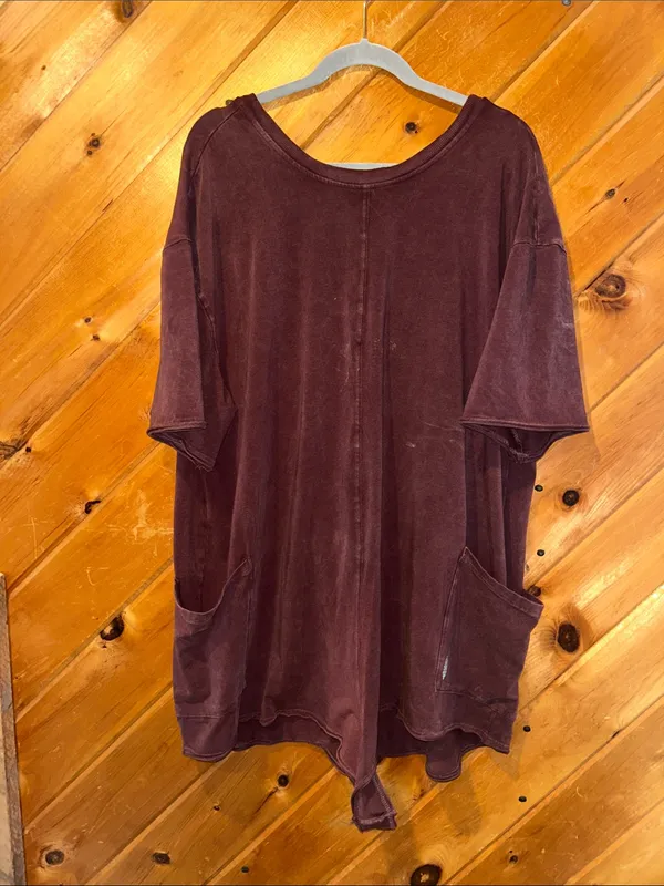 Free people hot shot tee romper in dark espresso - Image 3