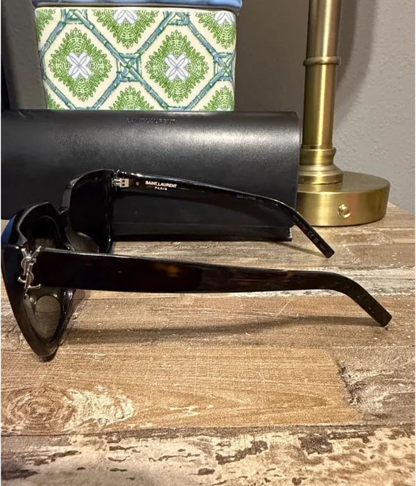 Yves Saint Laurent Tortoise Cat Sunglasses - Image 4
