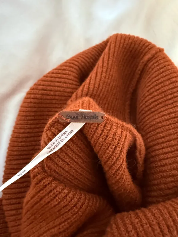 Free People Turtleneck Sweater Oversized - Image 5