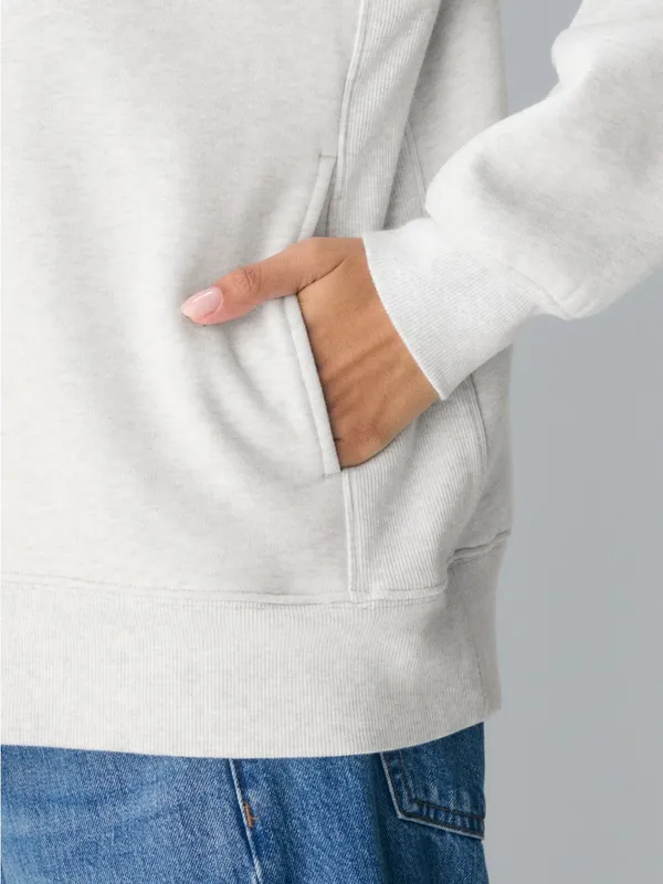 Aritzia Cozy Sweatfleece Boyfriend 1/2 Zip oversized sweatshirt size small NWT - Image 3