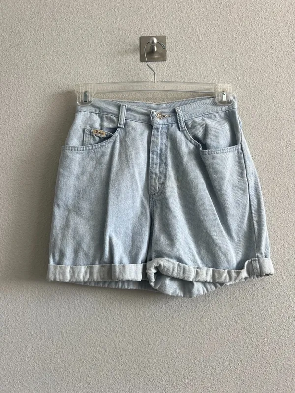 Vintage 90s Y2K Riders High Waist High Rise Denim Mom Jean Shorts - Image 6