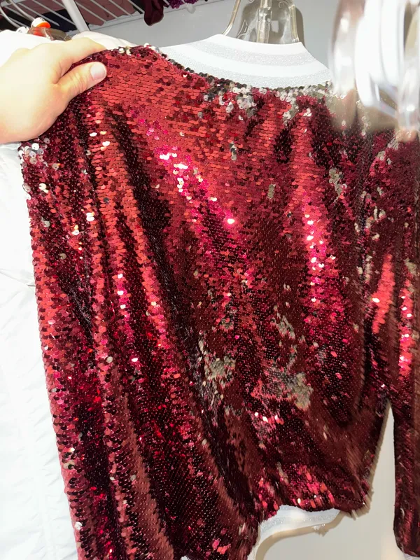 Gameday Red Sequin Jacket - Image 2