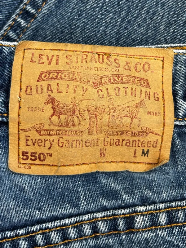 Vintage Levi’s 1999 90’s 550 Relaxed Fit Tapered Leg Size 8‎ Regular - Image 4