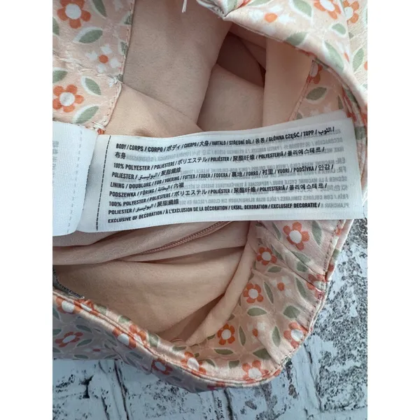 Hollister High-Rise Floral Mini‎ Skirt Pink Peach Sage XS NWT 343-200-1749-608 - Image 4