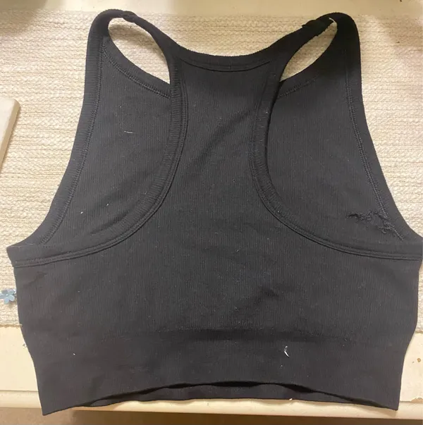Black Sports Bra - Image 2