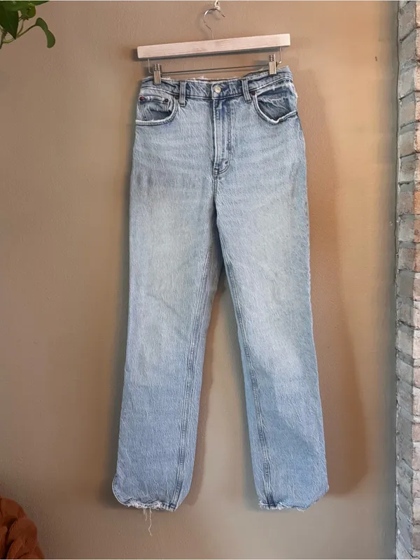 ABERCROMBIE 90s‎ Straight Split Hem Denim - Image 2