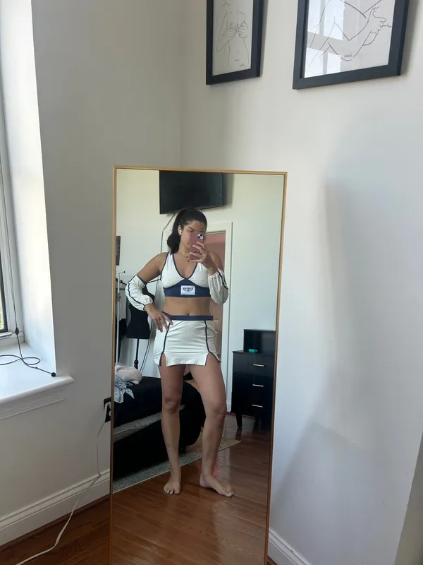 SheIn White skirt and top set - Image 2