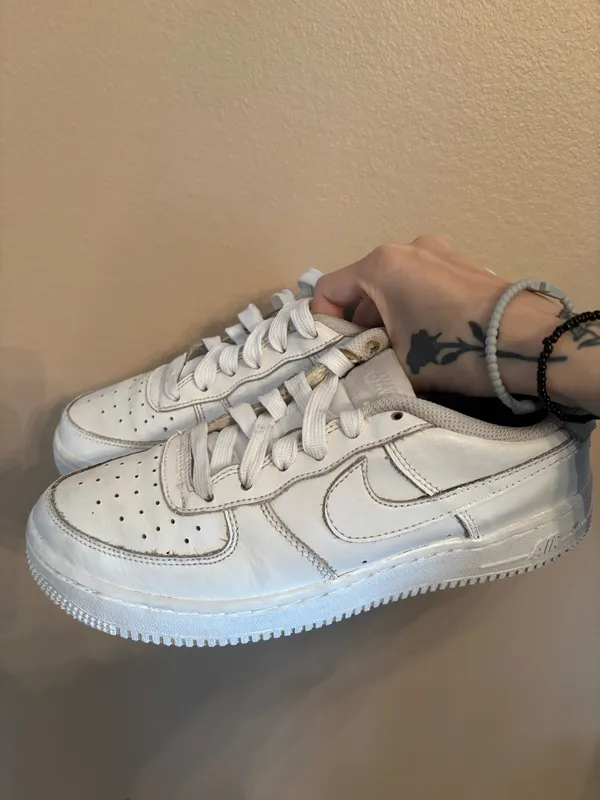 Nike Air Force 1 Low GS 'White' - Image 6