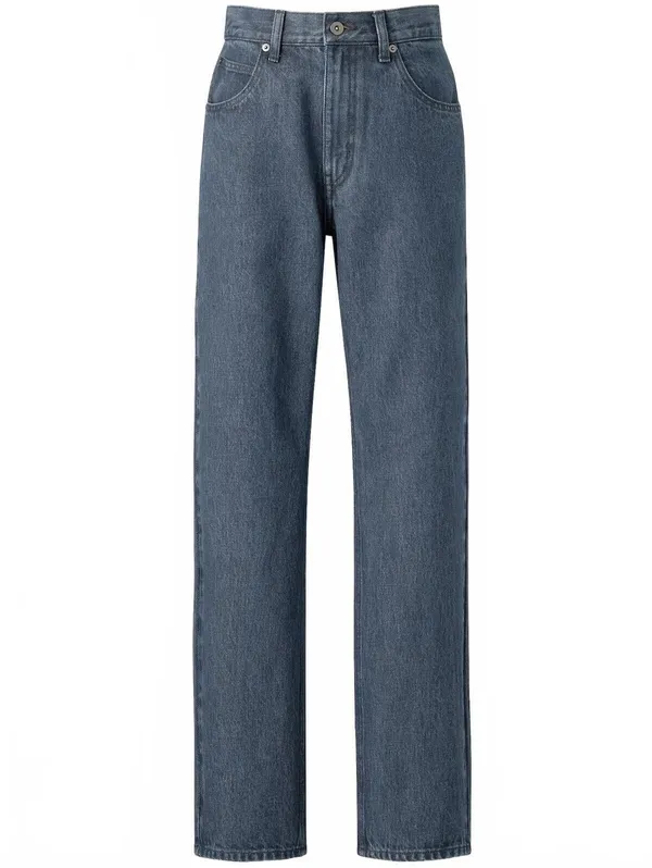 Uniqlo U High Rise Regular Jeans NWT Blue 23inch - Image 3