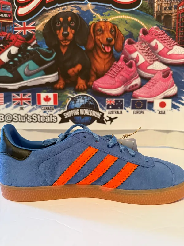 Adidas Gazelle J size 6.5W/5.5M - Image 3