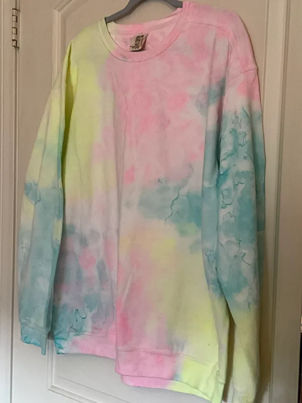 Comfort Colors Crewneck Garment Dye Ring Spun Sweatshirt - Image 3