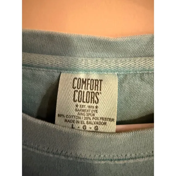Comfort Colors Nats Outdoor Sports Mountain Graphic Sweatshirt Green Large L - Image 2