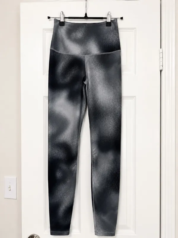 Nike One Dri-FIT High Rise Ombre Leggings Gray Black Workout Running XS - Image 3