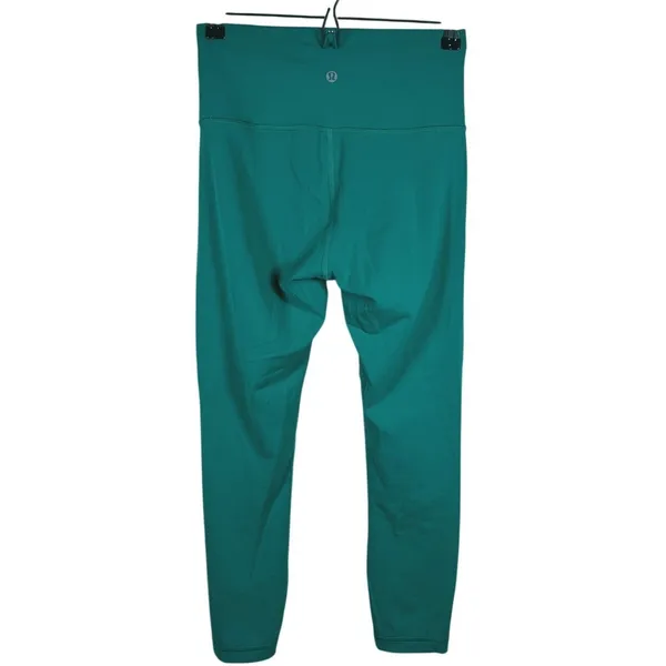 Lululemon Wunder Train High Rise Leggings 24" Green Size 6 Gym Pilates Yoga - Image 3
