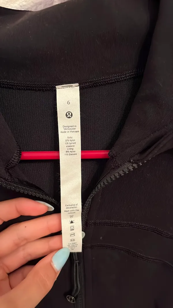 Lululemon BBL Define Jacket Black Full-Zip  - Image 2