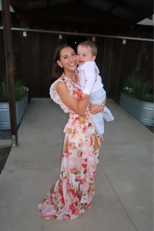 Floral maxi dress Pink - Image 2