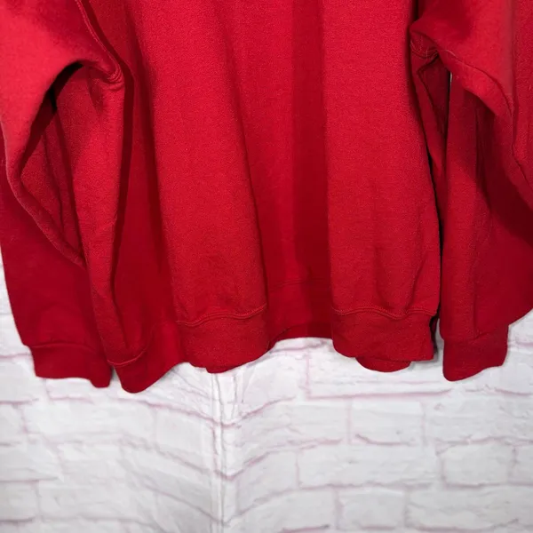 Jerzees NuBlend Red Crewneck Sweatshirt 3XL - Image 5