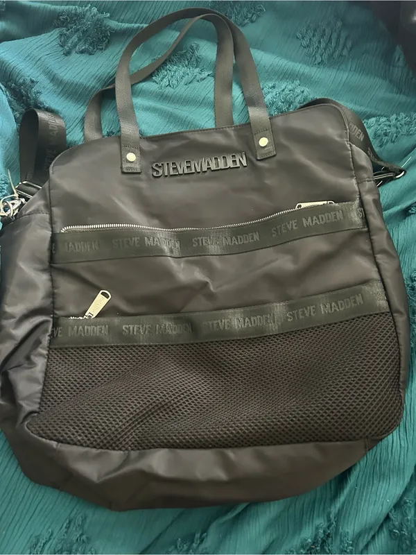 Steve Madden Black Tote Bag - Image 5