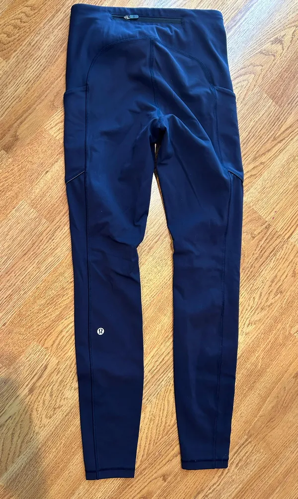 Lululemon Navy swift speed high rise right 28” leggings - Image 2
