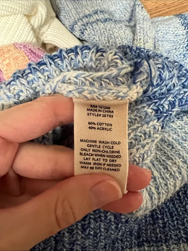 Soft Surroundings Karlie Stripe Sweater Medium - Image 4