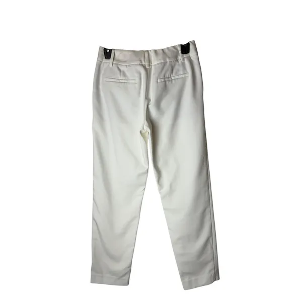 Alice + Olivia Pants Women Small White Tailored Trousers‎ Ankle Preppy Career - Image 2