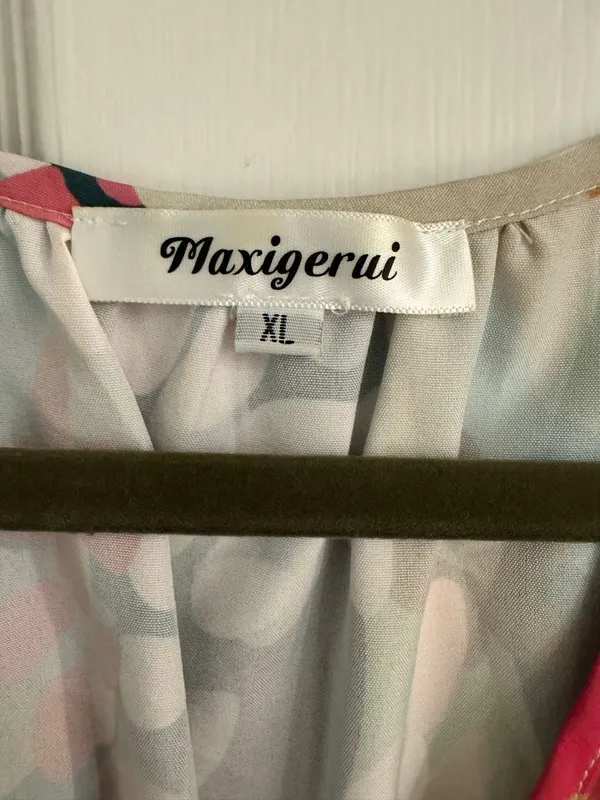 Women’s Geometric Maxi Dress Multiple Size XL - Image 2