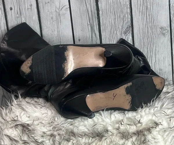 Bootalinos Black Leather Women’s Boots (Size 8.5) - Image 4