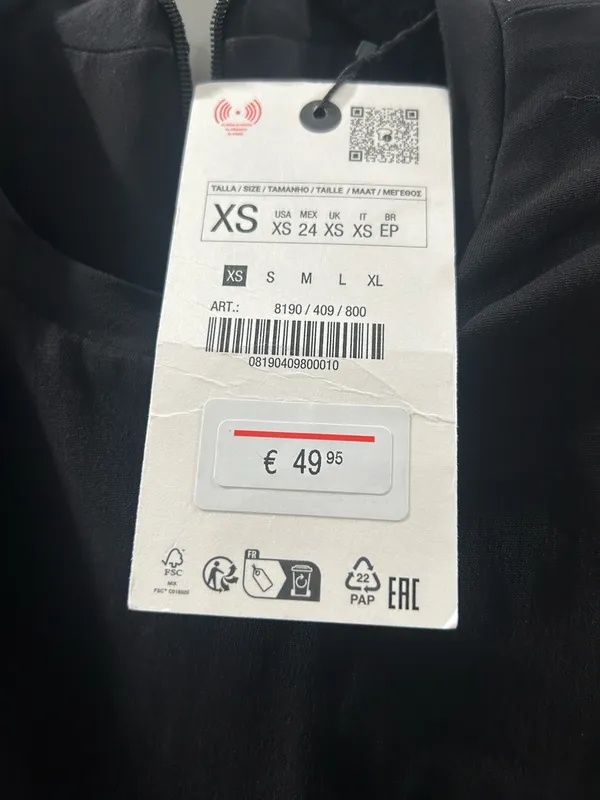 ZARA Black Maxi Dress - Image 3