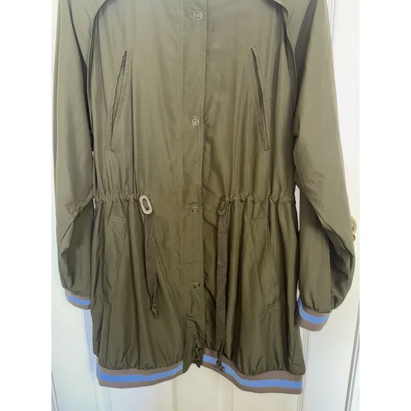 Free People Wind Swept Hooded Anorak Parka Utility Jacket Medium Windbreaker - Image 6