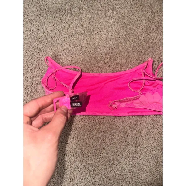 Triangl pink swim top - Image 3