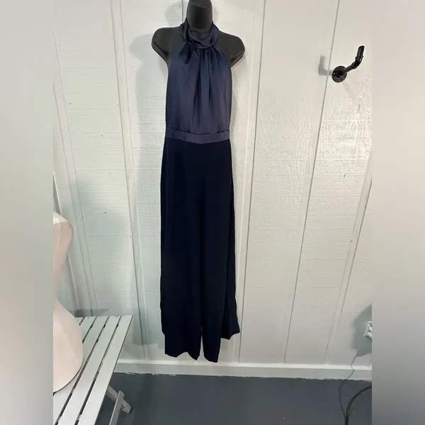 After Six Navy Pantsuit Size Small NWOT - Image 2