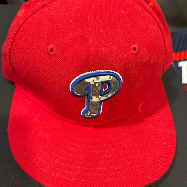 New Era Red and Blue Phillies Hat - Image 7