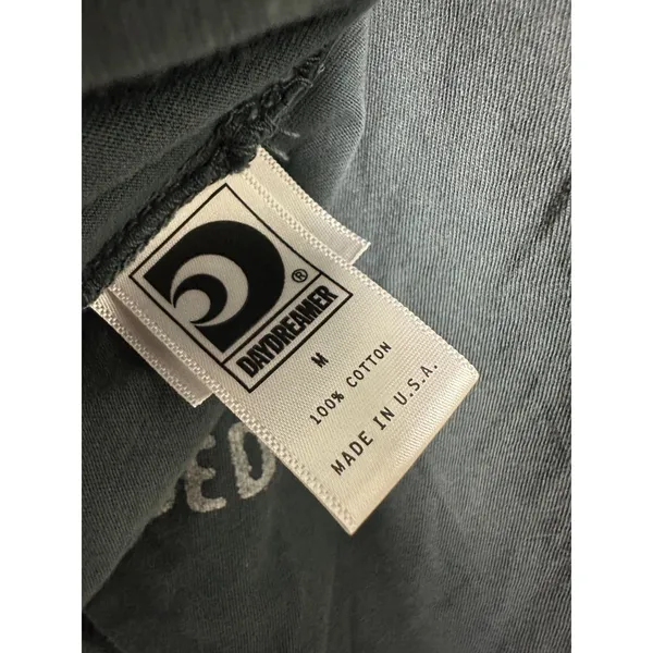 Daydreamer Free People Rolling Stones Grey 78 Ticket Boyfriend Band Tee Medium - Image 2