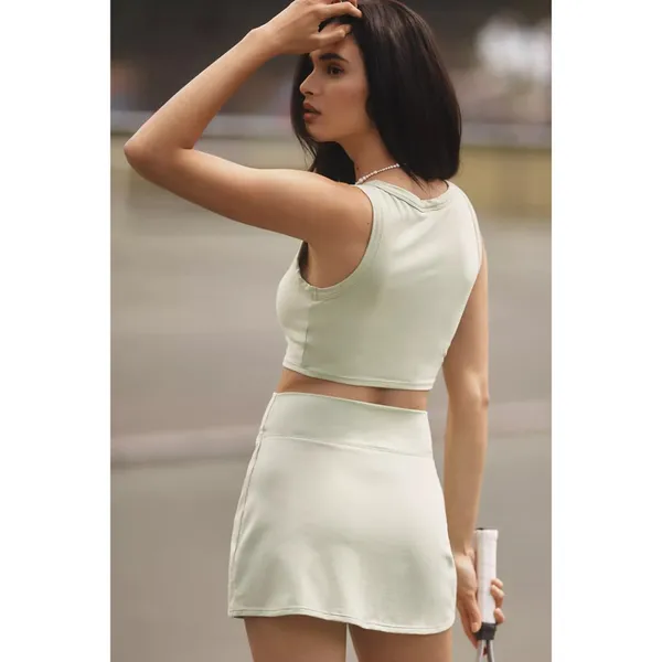 L*SPACE Nolan Skort in Celery Size Small NWT - Image 4
