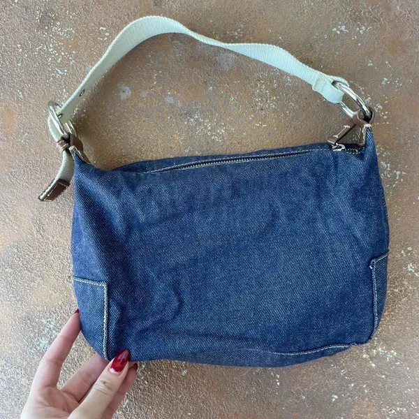 Gap Y2K  denim mini hobo shoulder bag - Image 2