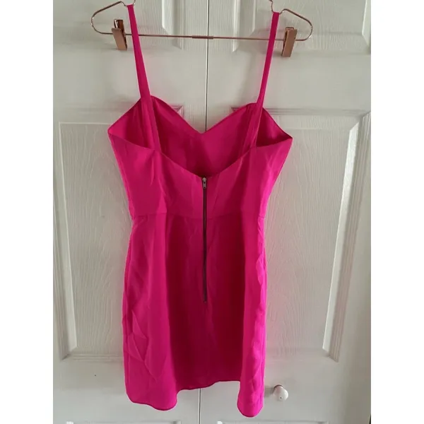 NBD x Naven Twins Cross‎ It Off Bodycon Dress in Pink Size S - Image 4