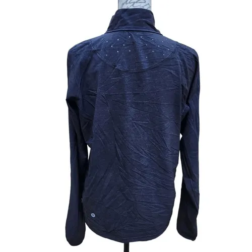 Lululemon Fast Track Reversible Zip-up Jacket Black‎ White Women's size 6 - Image 6