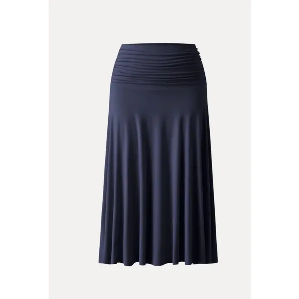 OGLmove Lyocell Blend Volume Midi Skirt Fog Beige Size XL New With Tags - Image 2